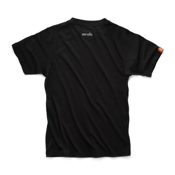 Scruffs Mens Work T-Shirt / Black - Picture 2 of 2